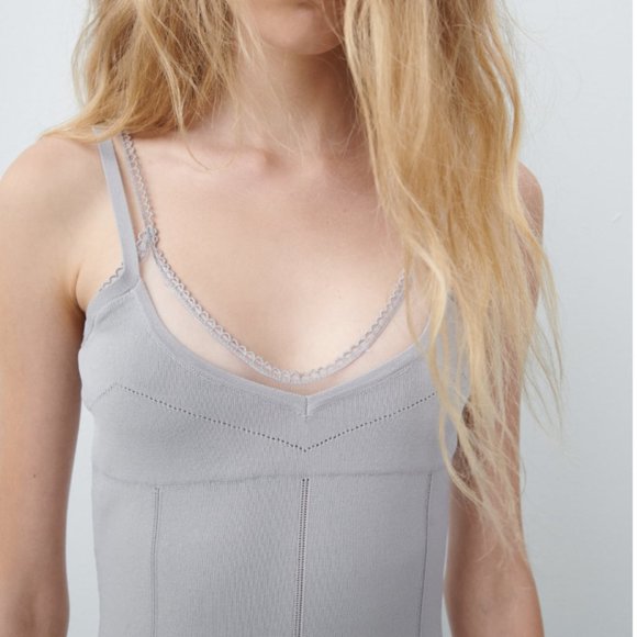 Zara Combination Dress L - Picture 3 of 10